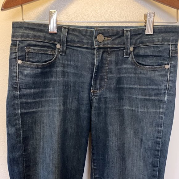 Paige Medium Blue Skyline Skinny Jeans size 27 - Picture 1 of 9